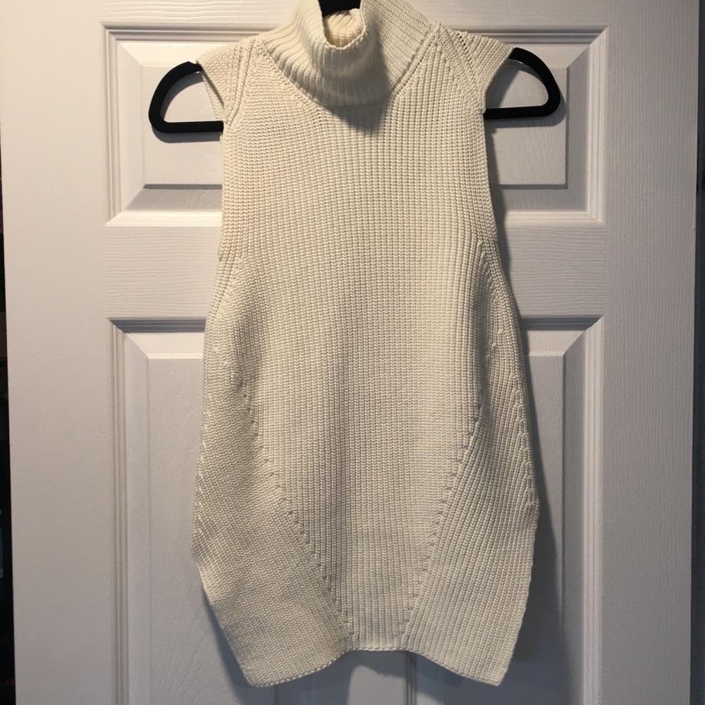 Ann Taylor Turtleneck Sleeveless Top